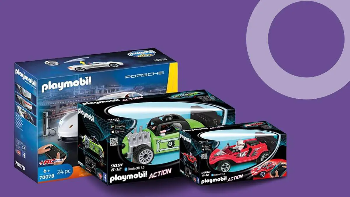 Playmobil teledirigido con tres vehículos