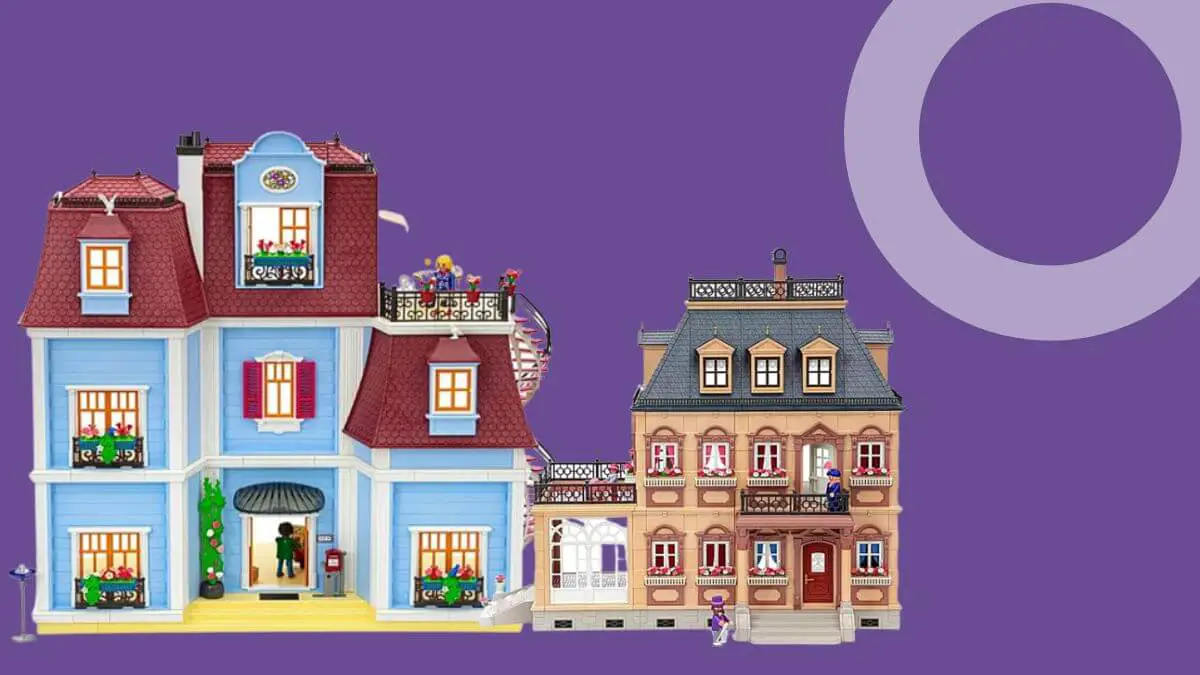Casas Playmobil de colores y enormes