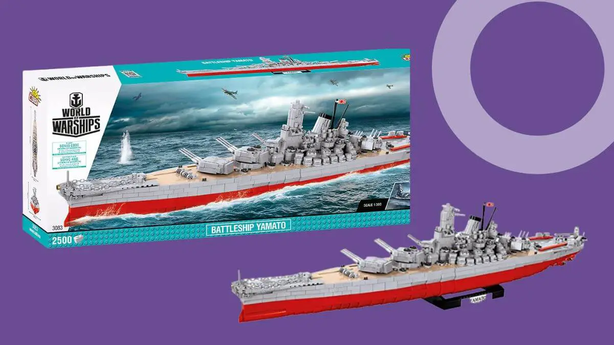COBI 3083 Yamato Battleship model thumbnail