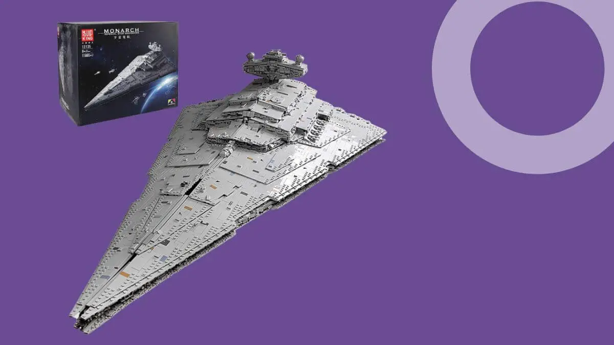 Mould King 13135 Star Destroyer toy model thumbnail
