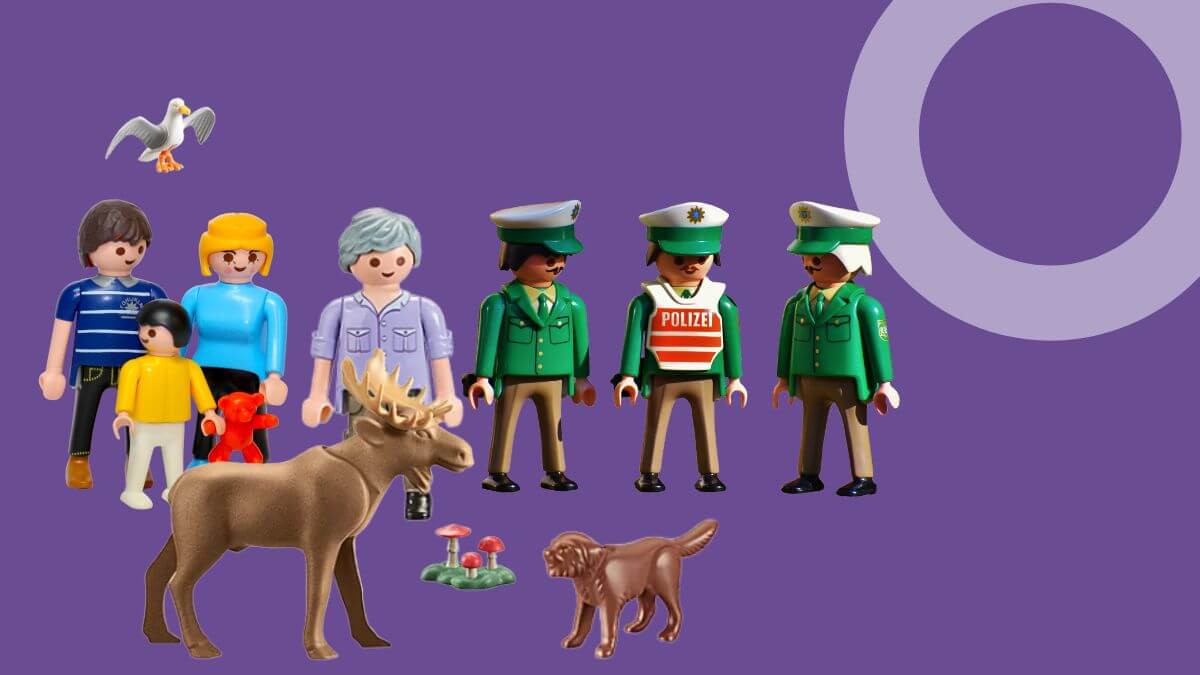 Playmobil invented figures including the first sets of minifigures created