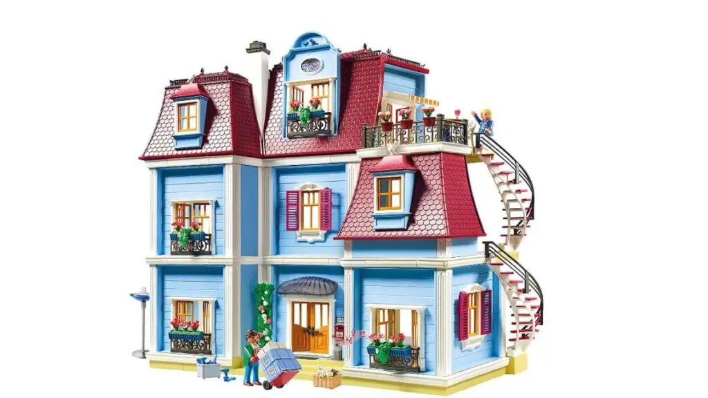 riesige Playmobil-Häuser mit Minifiguren und Zubehör