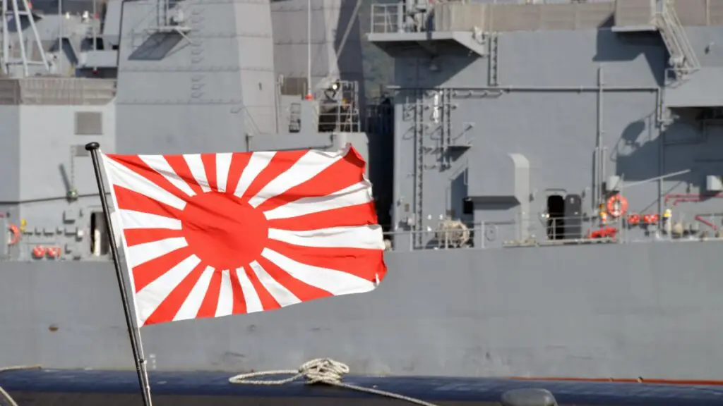 COBI 3083 Yamato Battleship Flagge der japanischen Marine